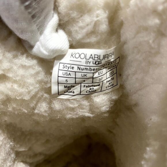 Koolaburra By UGG Victoria Short 1019372 Women 5 Brown Faux Fur Lined Snow Boot - Picture 5 of 6